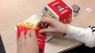 Акция с призами в Макдональдсе. The campaign with prizes at McDonalds