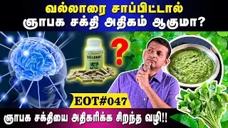 வல்லாரை சாப்பிட்டால் ஞாபக சக்தி அதிகம் ஆகுமா? | ஞாபக சக்தியை அதிகரிக்க சிறந்த வழி!! |  EOT 047