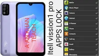 How set app lock in itell vision 1 pro//iteli vision1 pro apps lock kaise hota he/AN KHAN TAECH