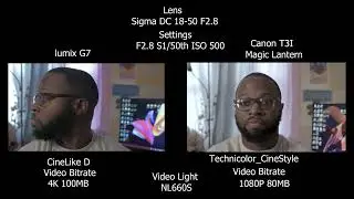 Lumix G7 VS Canon T3I