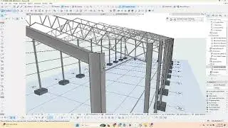 50x20M Ware House Structure | Speed Modeling
