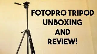 Fotopro Standard Tripod Unboxing and Review!