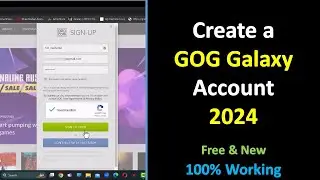 How to Create GOG GALAXY Account (Free)