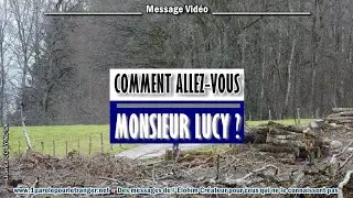 COMMENT ALLEZ-VOUS CE MATIN MONSIEUR LUCY ?