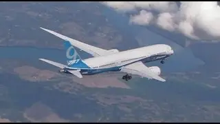 Boeing's 787-9 Dreamliner First Flight 