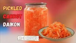 Fast Pickled Carrot And Daikon Recipe | Vietnamese Pickled Daikon & Carrots for Banh Mi(Do Chua)