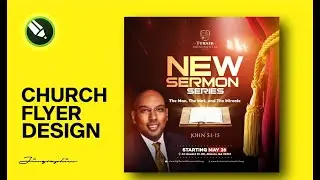 How to Design a Church Flyer | CorelDraw Tutorial 2024