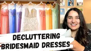 #minimal #declutter Trying on and Decluttering Bridesmaid and Formal Dresses