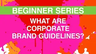 BEGINNER SERIES // What are corporate brand guidelines? / brand specifications / branding