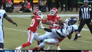 CHIEFS WIN AGAINST BRONCOS AFTER CONTROVERSIAL NO CALL FOR ROUGHING THE PASSER