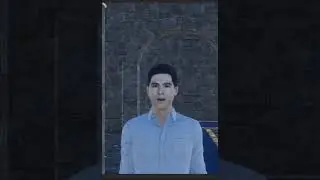 Realistic avatar is talking in a Castle in Unity. 