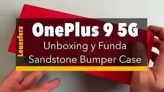 Unboxing OnePlus 9 5G y su funda Sandstone Black Bumper Case