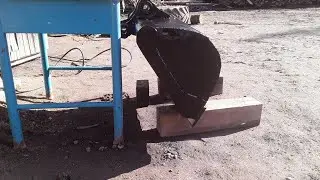 С чего начать изготовление планировочного ковша мини-экскаватора.