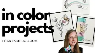 5 IN Color Projects   Inspiration for your Starter Kit with marker techniques & paper patterns