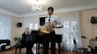 В. А. Моцарт "Первый концерт для валторны с оркестром Ре-мажор", 1часть.