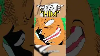 When Zoro said he “ate Usopp” 😂