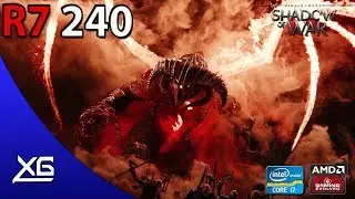 Middle-earth™: Shadow of War™ Update | AMD R7 240 2GB DDR3 | 720p | LOW | FPS-TEST