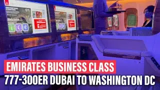 Emirates Business Class - 777-300er Dubai to Washington DC