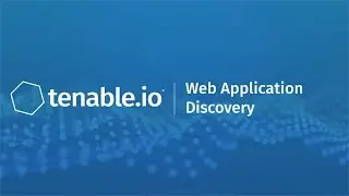 Web Application Discovery in Tenable.io