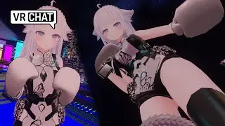 Friendly waitress mogs you for tips VRchat POV BOXING