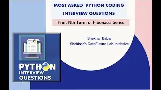 Fibonacci Series RECURSION I Python Program I Nth Term of Fibonacci Series [Interview Question]