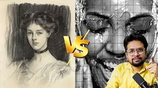 Grid Vs Free Hand Drawing 