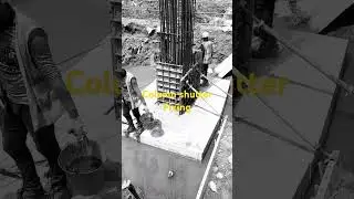 Civil construction project Short column shutter fixing #short #construction #project #work