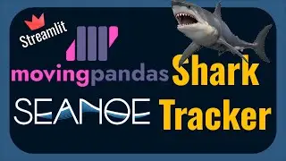 Shark Tracker w/ MovingPandas | Python & Streamlit