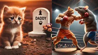 Revenge for daddy😹 - Cute Cat Sad Story #cat #cute #cutecat #catlover  #animal #ai