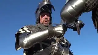 How to fight in full 14th centruy harness