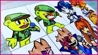 [Drawing fnf👀]Phantasm mod/ Flippy, Sony, Tord, Monika (FNF Mod)
