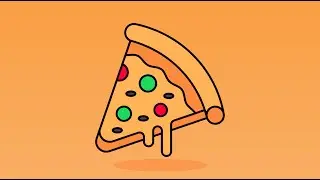 How to design a Pizza adobe illustrator / Pizza Design in illustrator