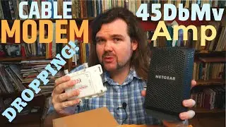 How to stop your modem from dropping out periodically, cable active return amplifier review, install