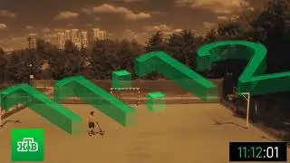 Часы НТВ (2012-2018) на видео с квадрокоптера Syma X30