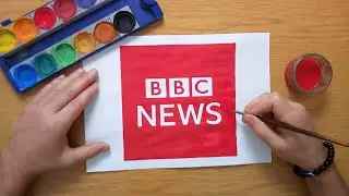 How to draw the BBC NEWS logo