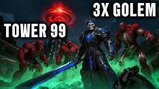 S11 PTR 3X GOLEM NECRO TOWER 99 CLEAR | Diablo 4 Season 11 Necromancer S-Tier Build SKULM 