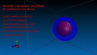 Selenium Atom Orbitals. Performed using ab-initio method: Density Functional Theory (DFT).  