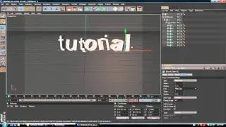 Cinema 4D Tutorial // how to move letters individually