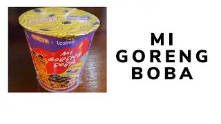 Testing out  Mamee x Tealive Mi Goreng Boba