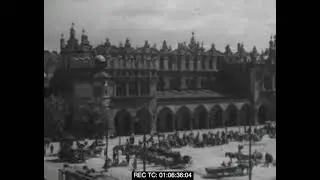 Historical Footage of Kraków in 1939-40