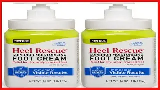 Profoot Heel Rescue Foot Cream 16 Ounce Bottle, 2 Pack, for Cracked, Calloused, or Chapped Skin