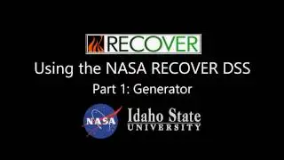 Using the NASA RECOVER Generator