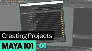 01 Maya Tutorial - Creating and Setting a Project