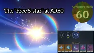 Getting a "Free 5-star" at AR60 as Reward [Genshin Impact]