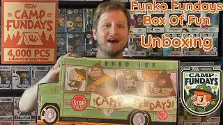 Camp Fundays Box Of Fun Funko Unboxing! - Rare Freddy Funko Pops Found!