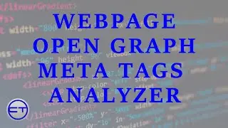 Open Graph Meta Tags Analyzer Website| View OG Facebook tags