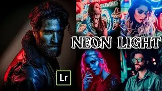NEON LIGHT ¦¦ Lightroom Mobile Presets Free DNG ¦¦ How To Edit Neon Light Tone Lightroom Preset