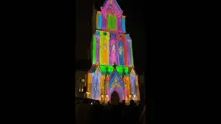 Одесса Лазерное Шоу Концерт Рождество - Кирха Одесса.