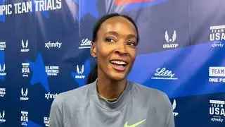 Dalilah Muhammad Competes at Her Last Olympic Trials, Talks Coaching Change + Growth as an Athlete