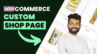 How to Create WooCommerce Custom Shop Page with Elementor?
